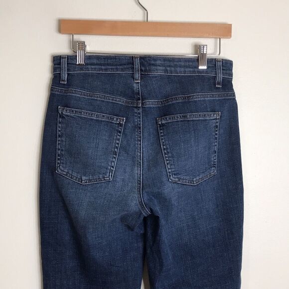 Eileen fisher ladies high waisted casual denim ankle jeans size 4 - Picture 8 of 10